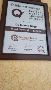 Dr. Suhrab Singh National Quality Achievement Award