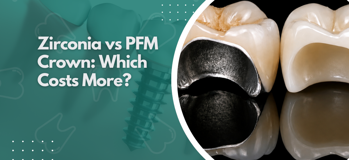 Zirconia vs PFM Crown: Which Costs More?